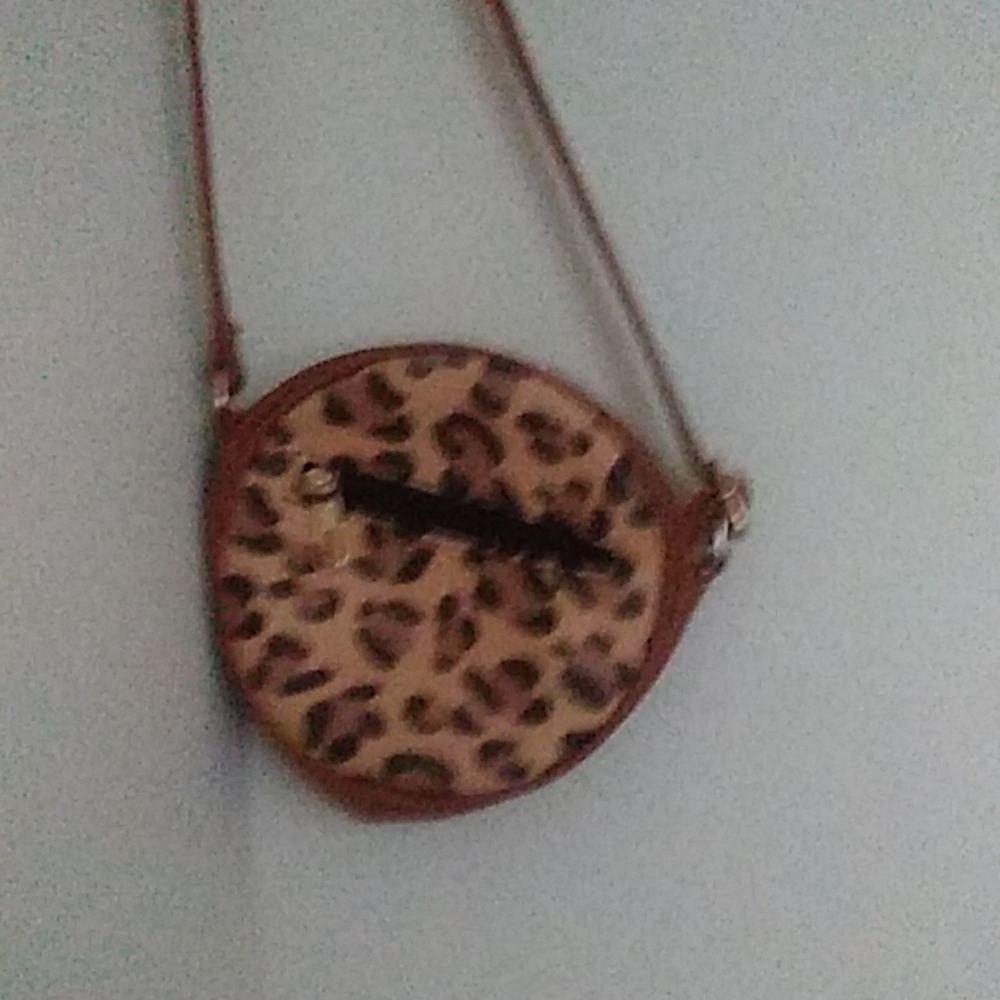 Cheetah print purse